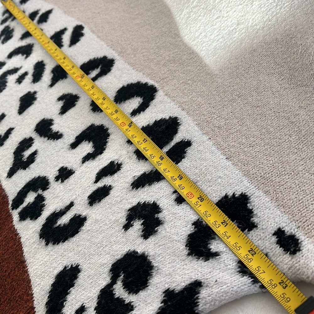 Vici Leopard & Block Print Sweater - image 4